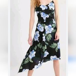 Banana Republic asymmetrical tropical print dress